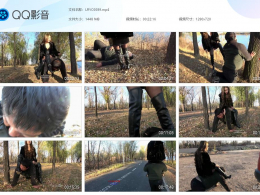 【冷柔】冷柔公园当众调狗