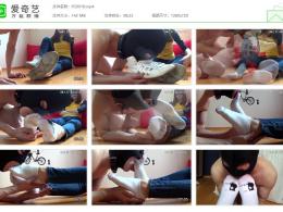 【Foot Goddess】_韩国女神系列阿迪运动鞋臭棉袜调教