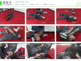 丽足娇娃_决死阵中的情侣决斗---黑丝脚夹脖子扭断吐血