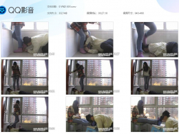 商务女主_小美女穿短靴的花样踩踏