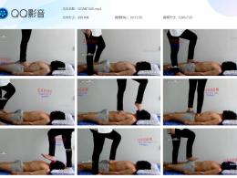 【倩倩女主】超美肉丝脚踩踏，嫩脚玩弄弟弟