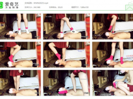 【万万女神】_万万贝壳头玫红色堆堆袜狠虐瘦奴