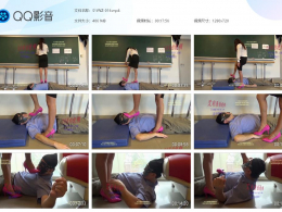 商务女主_恋足培训班：正装商务美女的粉高跟鞋