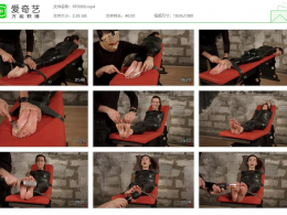 RussianFetish - Long foot tickling for fully PVC mummified Home girl