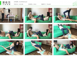 【活力诗蔓】（语言超级狠踩）诗蔓邻家长腿女孩运动惩罚