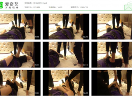 【活力诗蔓】闺蜜两人狂踩男生蛋蛋折磨下体