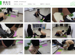 【冷柔】贱奴清理冷柔美靴脏鞋底