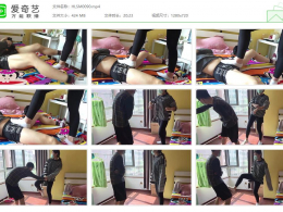 【活力诗蔓】漂亮大学女生帆布疯狂踢踹男生，白袜碾踩