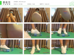 【婧児小主】POV运动鞋里棉袜丝袜的味道 全语言羞辱感受自己在我脚下