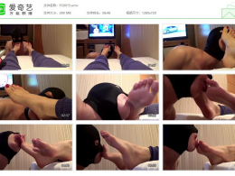 【Foot Goddess】_韩国女神看电视享受脚奴的伺候