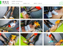 微耀星空_学生装帆布鞋踩踏