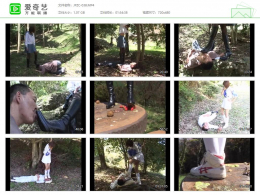 【日本足踩馆系列】足彩馆 JK-2 清纯小妹的黑皮靴球鞋踩踏