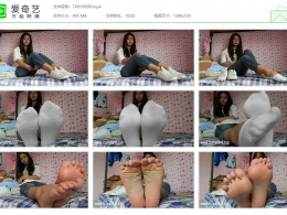 突围摄影_棉袜裸足视频编号：晓双8597，展示棉袜裸足