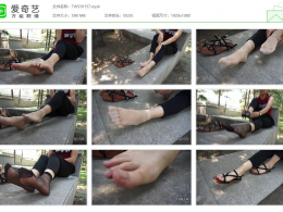 突围摄影_小寒裸足肉丝黑丝秀