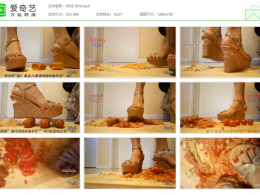 【婧児小主】用凉鞋踩烂给你吃~~！语言羞辱你~踩烂你！