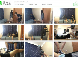 【活力诗蔓】（帆布踢裆游戏）诗蔓校花系列9-1邻家长腿帆布女孩强制踢裆游戏