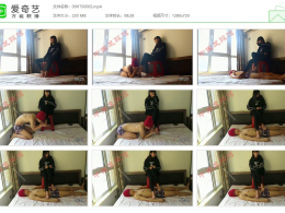 00后天使_裸足被女主踩下体跪舔