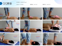 【倩倩女主】丝袜美女邻居的踩踏游戏 -