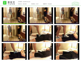 【活力诗蔓】性感美少女蓝色运动鞋Nike Air狂踢狠踩男生DD
