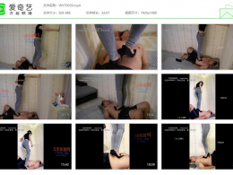 【W.K.T】_绾儿超狠踩肚脐踩到出血