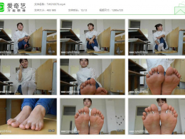 突围摄影_刘柳展示棉袜和裸足！