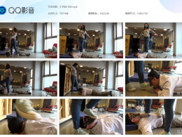 商务女主_影视美女穿高帮帆布鞋踩肉垫身体上大秀舞姿
