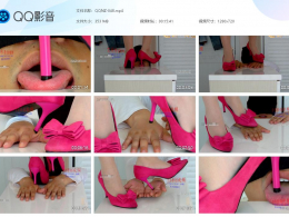 【倩倩女主】细跟高跟鞋踩踏舌头，踩踏手