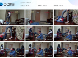商务女主_足下生香组合：俩美女生穿高跟鞋和字母鞋的践踏玩弄