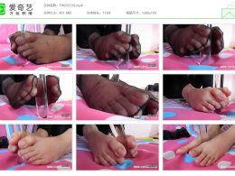 突围摄影_丝袜裸足视频编号：冬雁8971…沙发上展示40码诱惑丝袜裸足