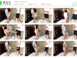 【活力诗蔓】两个漂亮女生裸足+船袜踢裆