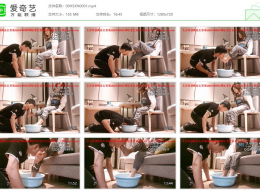 00后蕬小乃_阿萨姆奶茶洗脚，渔网袜裸足喂食