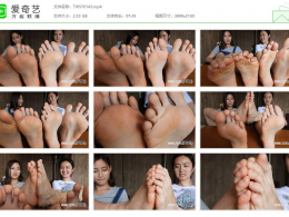 突围摄影_婷沫双人裸足展示和对脚！（婷沫2077