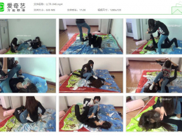 【LULU和甜儿】校园剧第六集 白袜互殴狠踩