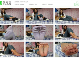 突围摄影_棉袜裸足视频编号：晓双8598，展示棉袜裸足
