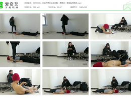 小黑屋_00后天使女主运动鞋；黑棉袜；裸足踩玩贱狗